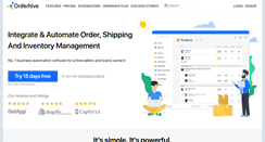 Desktop Screenshot of orderhive.com