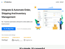 Tablet Screenshot of orderhive.com